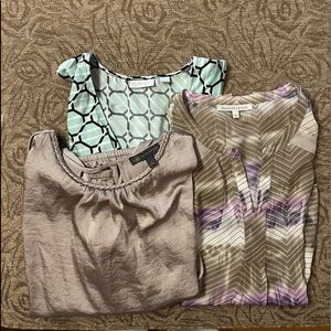 New York & Co tank and two other shirts.